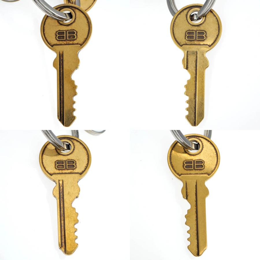 名東】バレンシアガ チャーム キーリング Heart ハート 829000