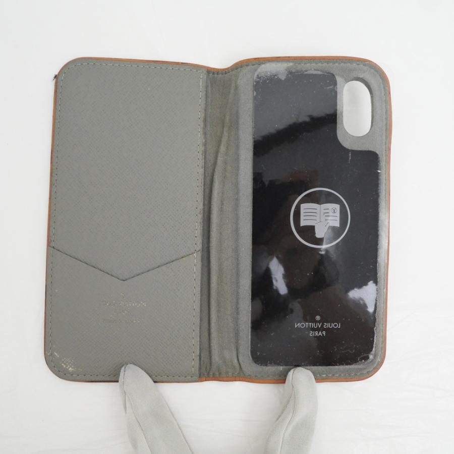 名東】ルイヴィトン フォリオ iPhoneX 10 M63241 モノグラム