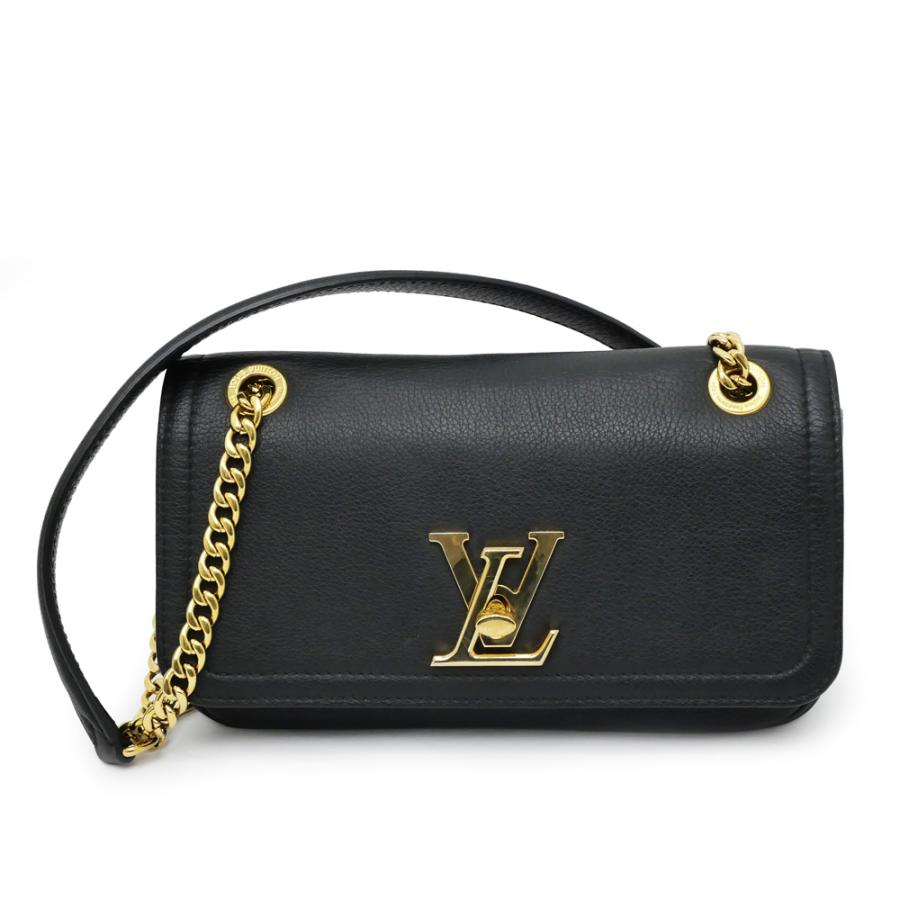 ルイヴィトン / LOUIS VUITTON　ロックミー イースト ウエスト チェーン ショルダーバッグ　M22303　レザー　ブラック 【中古】 名東】ルイヴィトン ロックミー イーストウエスト M22303 ブラック