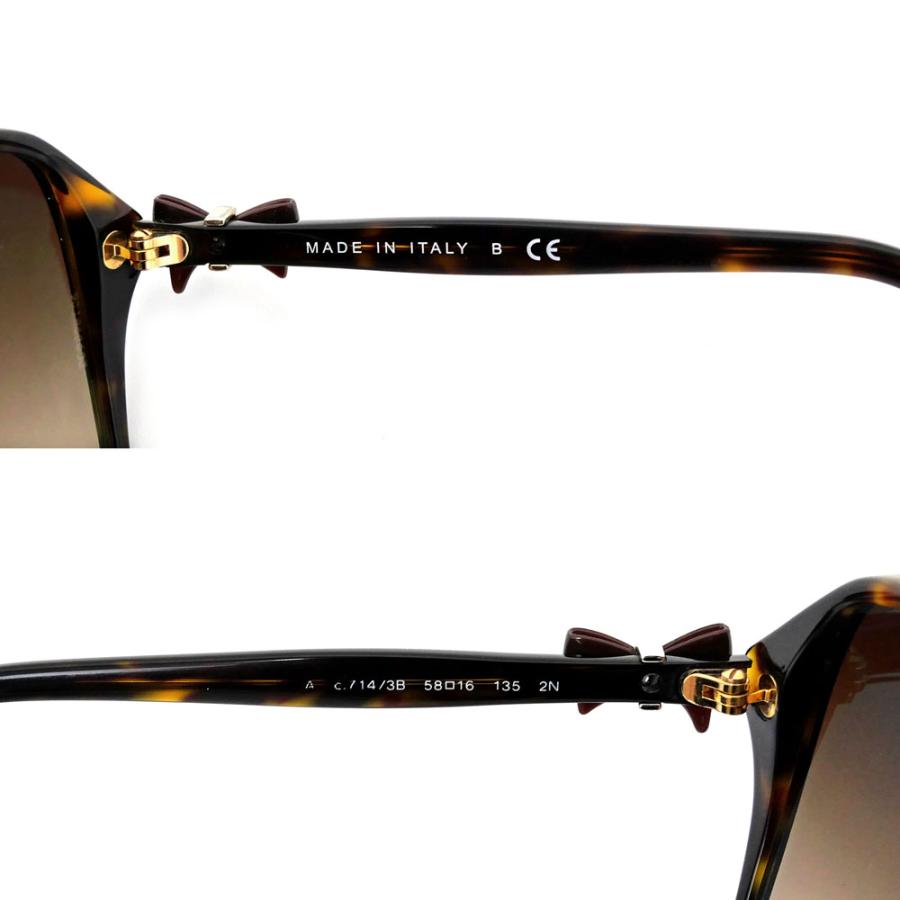 【美品】CHANEL サングラス リボン 名東】シャネル サングラス リボンモチーフ 5205A ブラウン系