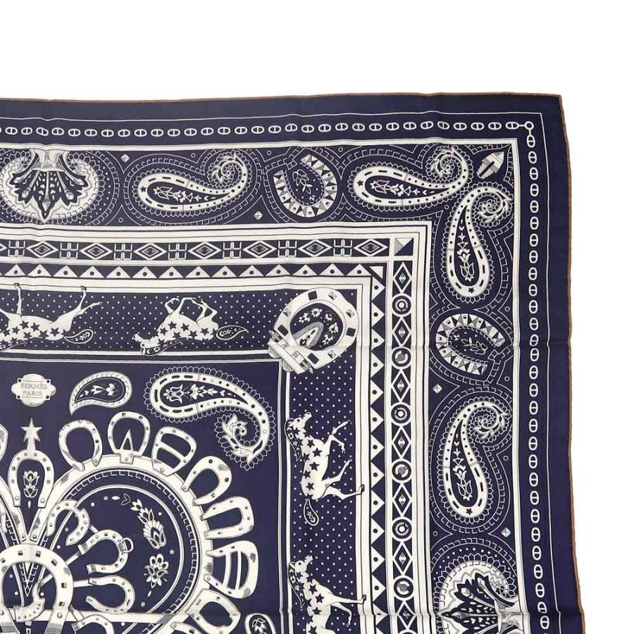 エルメス　カレ　140 カシミアシルク エルメスカシミアシルクストール140