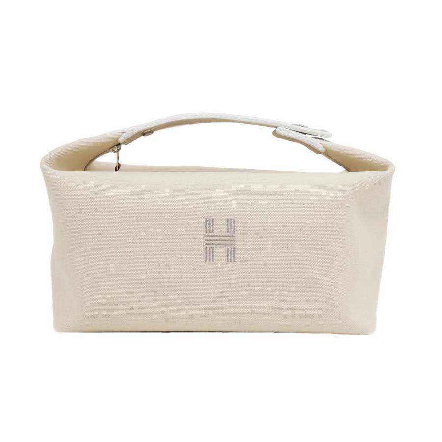 名東】エルメス ブリッドアブラックGM ナチュラル ハンドバッグ ポーチ  