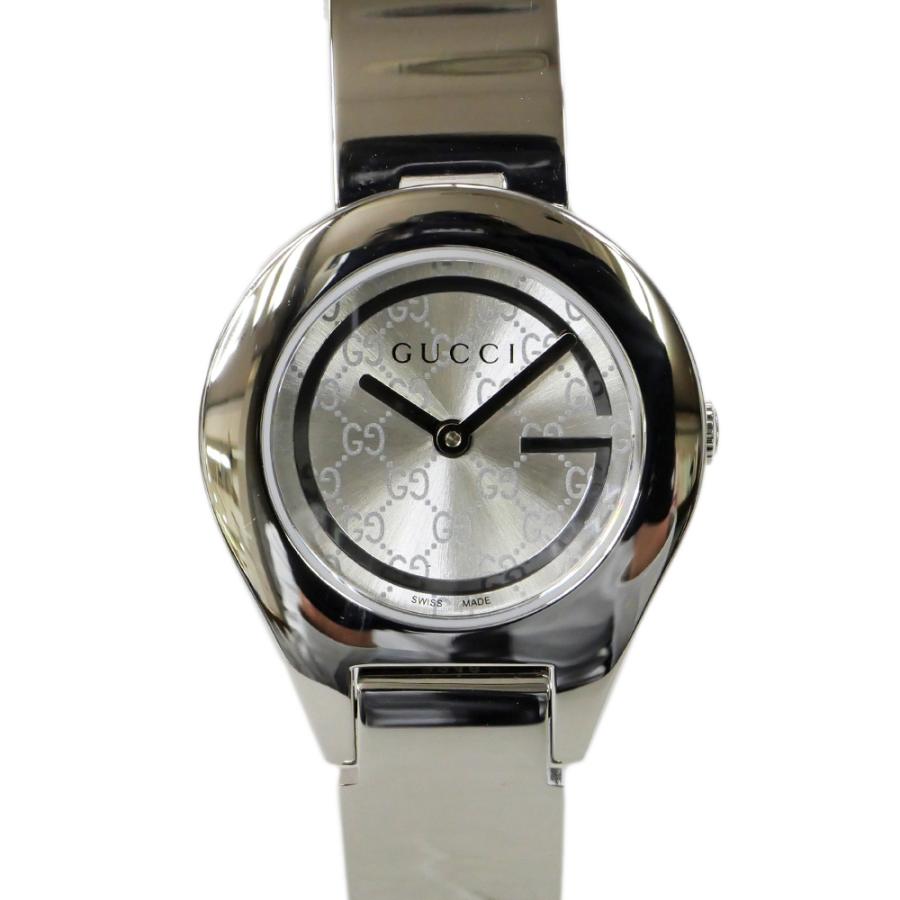 名東】グッチ バングルウォッチ 6700L YA067509 シルバー文字盤 SS