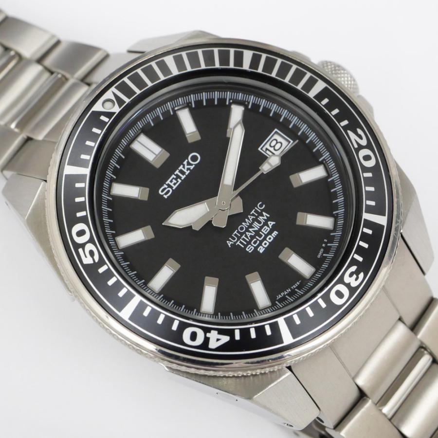 セイコー　ダイバーズウォッチ　ブラックサムライ　SBDA001 セイコー ダイバー200m ブラックサムライ チタン・SBDA001