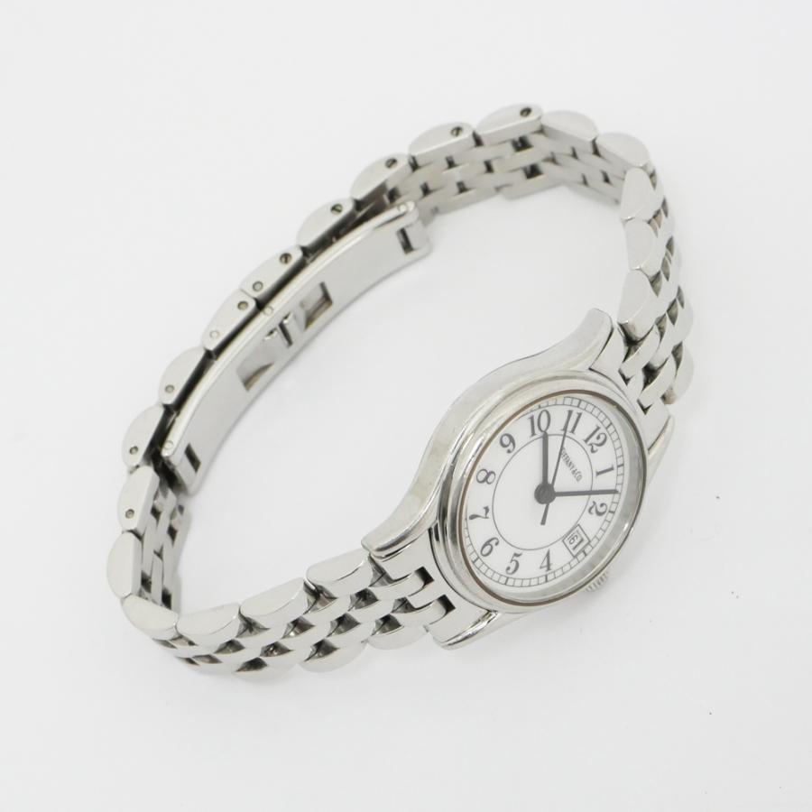 名東】ティファニー クラシック ホワイトローマン文字盤 SS ステンレス