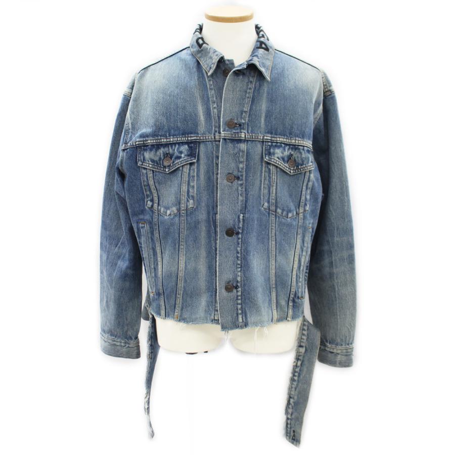 ポイント10倍 名古屋 バレンシアガ 18ss デニムジャケット クラッシュ 34 ロゴ インディゴ ブルー系 Gジャン アパレル 服 楽天ランキング1位 Altammamfactory Com Jo