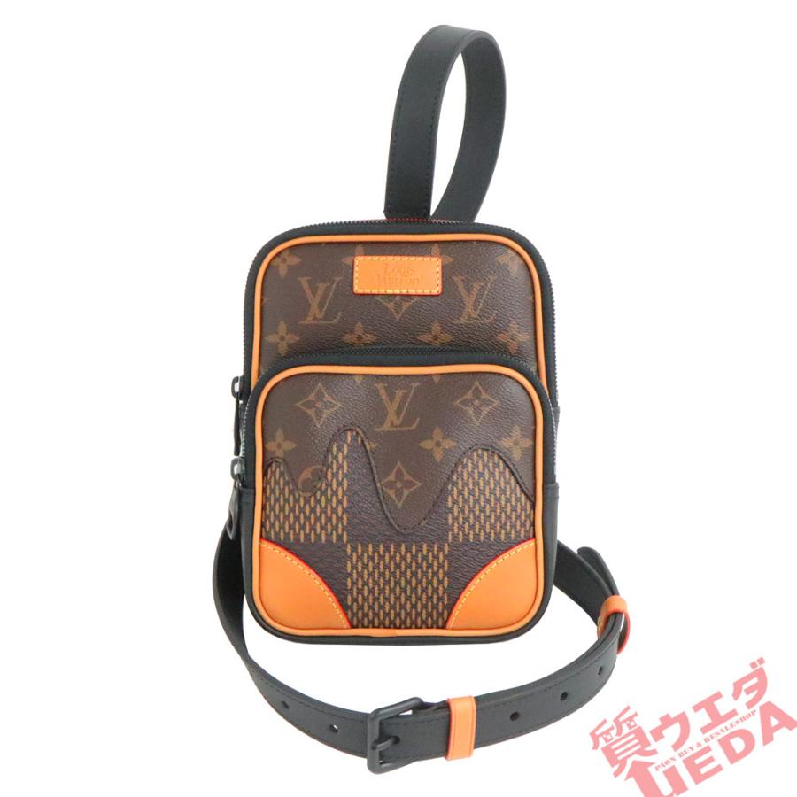新品登場 ユニセックス 未使用 中古 メンズ アマゾン スリングバッグ スクエアード Lv Vuitton Nigo ルイヴィトン 名古屋 Louis あの有名なcmでおなじみ 愛知県名古屋市の老舗質屋 質ウエダ バッグ