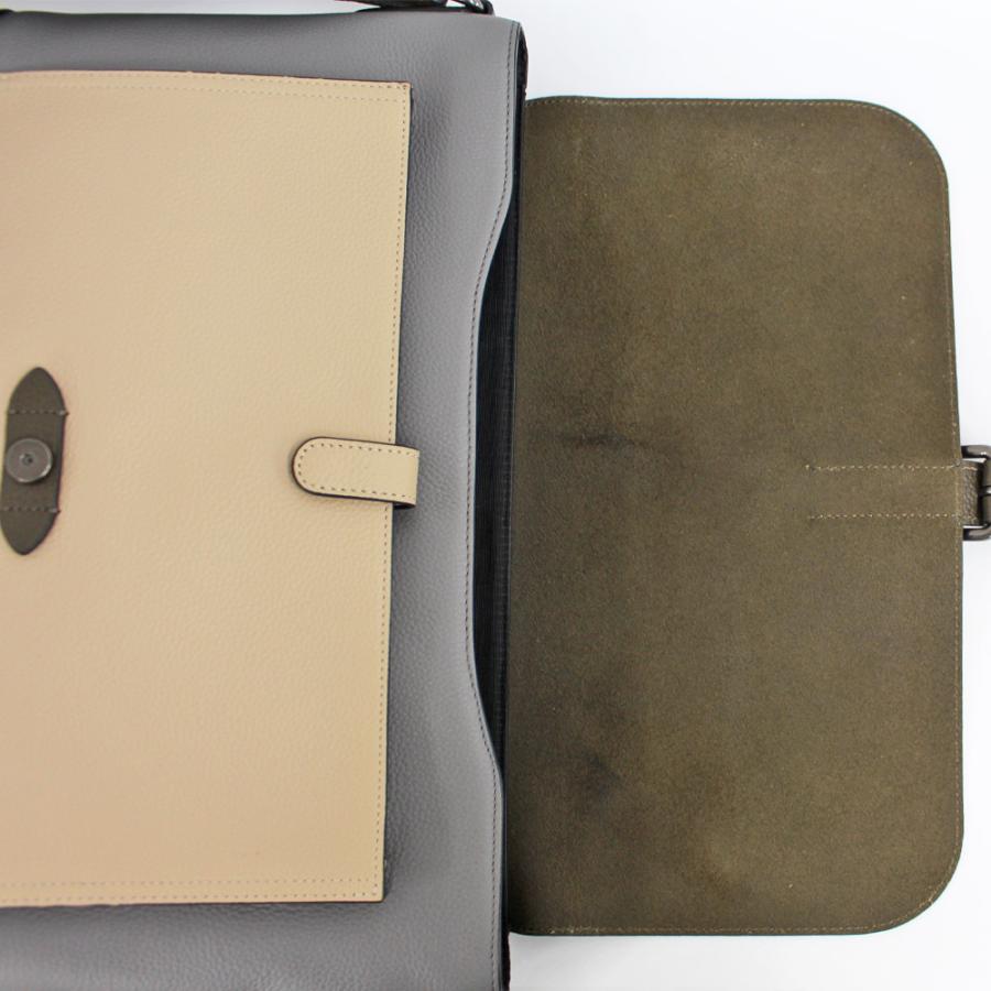 名古屋 Coach コーチ ショルダーバッグ メッセンジャーバッグ 斜め掛け 収納可 ブラウン グレー カラーブロック レザー メンズ 中古 N2103 03 3005mi 質ウエダ ヤフーショップ 通販 Yahoo ショッピング