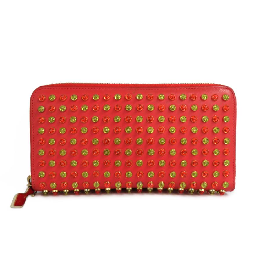 名古屋】クリスチャンルブタン パネトーネ ラウンドファスナー長財布  