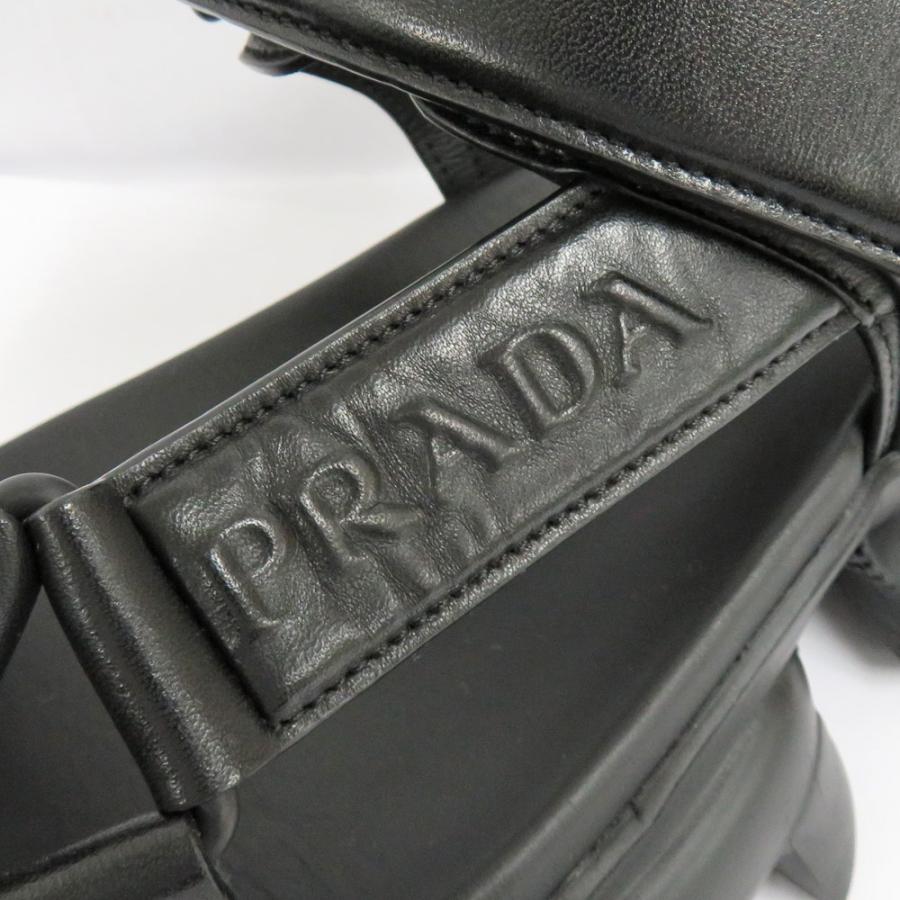 PRADA 2X3077 パデッドナッパレザー サンダル 名古屋】プラダ パデッドナッパレザー スポーツサンダル 2X3077