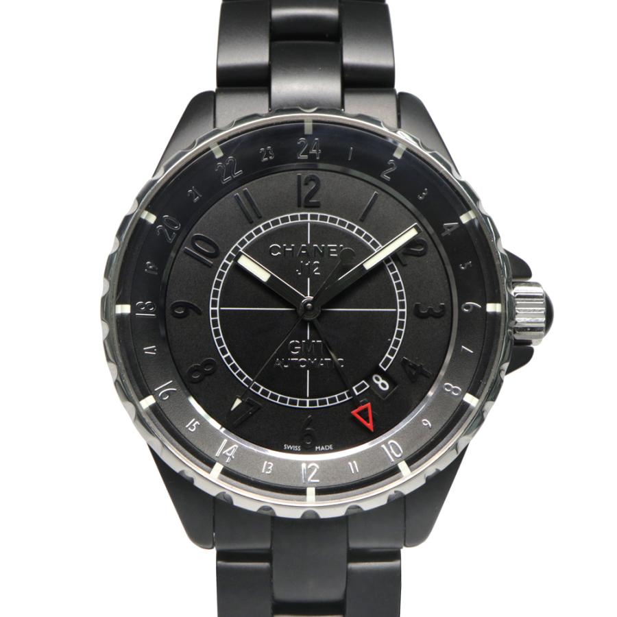 名古屋】シャネル J12 GMT 41MM H3101 マットブラック セラミック 自動 