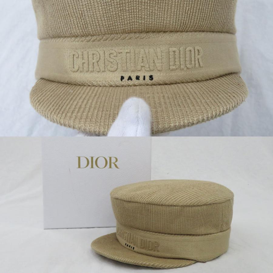 ディオール コットン×ポリエステル キャスケット