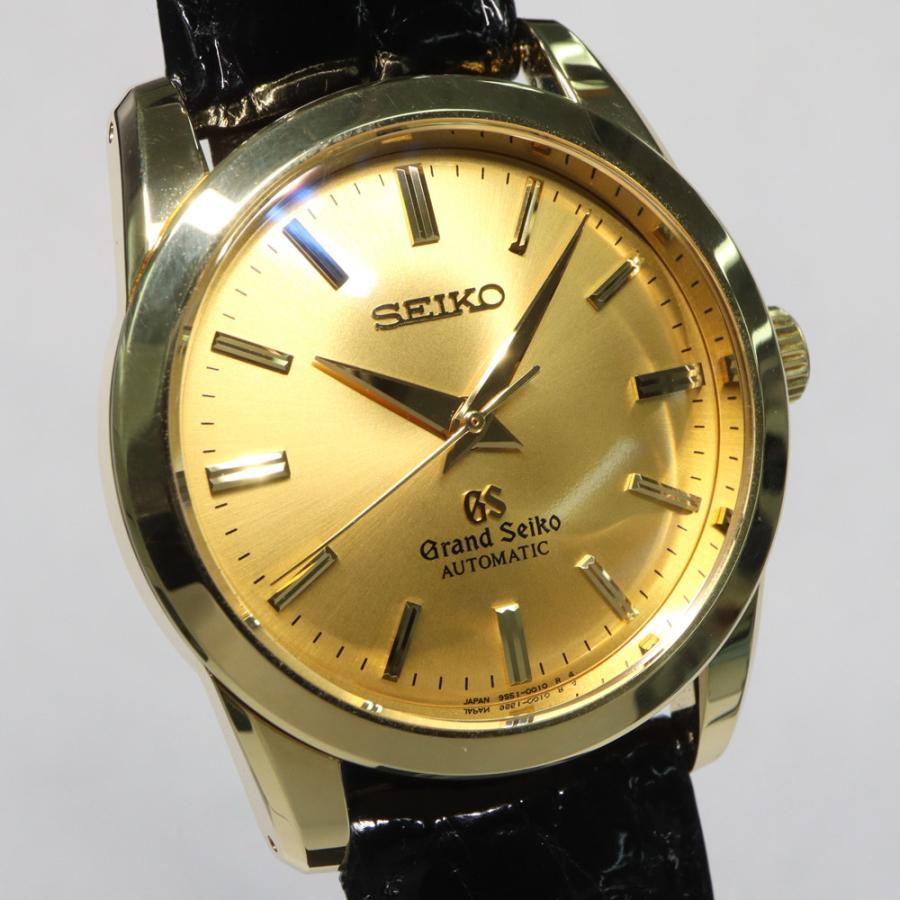 【名古屋】【GRAND SEIKO】グランドセイコー 9Sメカニカル SBGR002 9S51-0010 YG レザー ゴールド 自動巻 メンズ腕時計 男【中古】｜ueda-shopping｜03