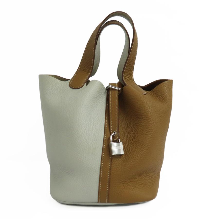 名古屋】エルメス ピコタンロックMM 22 カザック パールグレー