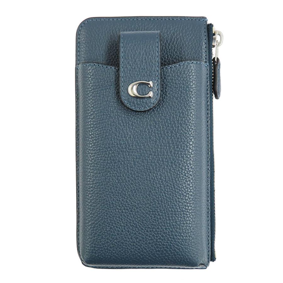 名古屋】コーチ エッセンシャル フォーン ウォレット ブルー CJ866