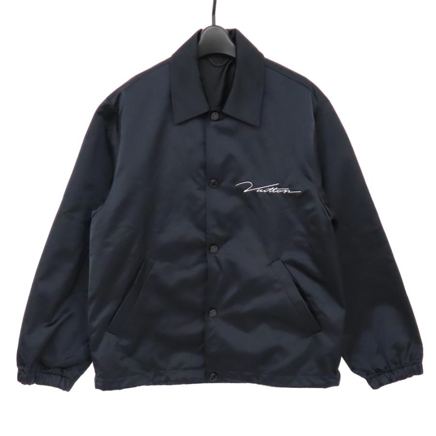 名古屋】ルイヴィトン コーチジャケット LV Birds バード 44 ブラック