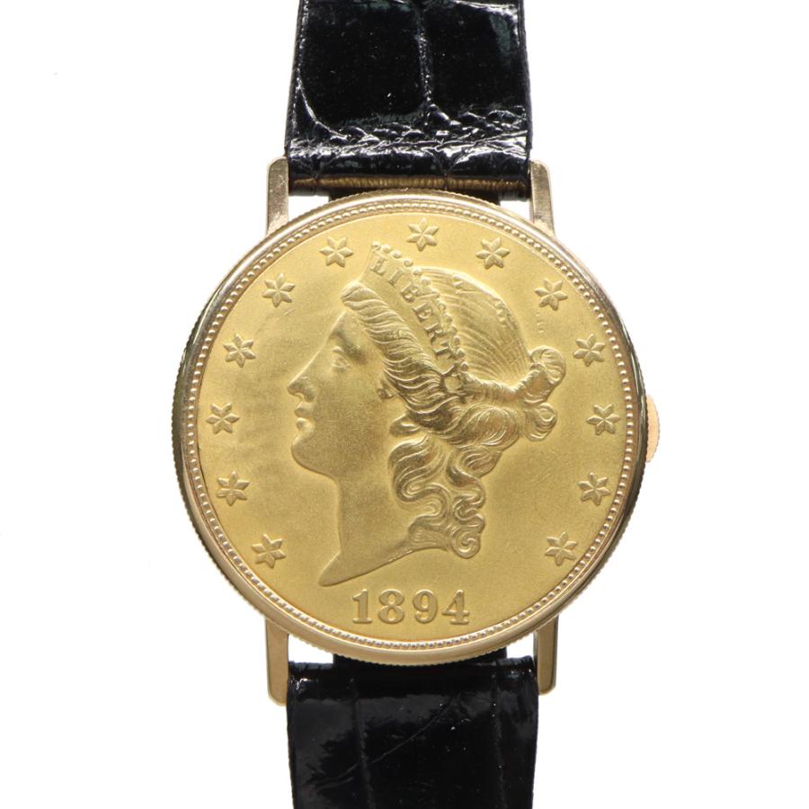 名古屋】ヴァシュロン コンスタンタン コインウォッチ リバティコイン20ドル K21.6 K18 革 手巻 メンズ腕時計 男 : 質ウエダ  ヤフーショップ - 通販 - Yahoo!ショッピング