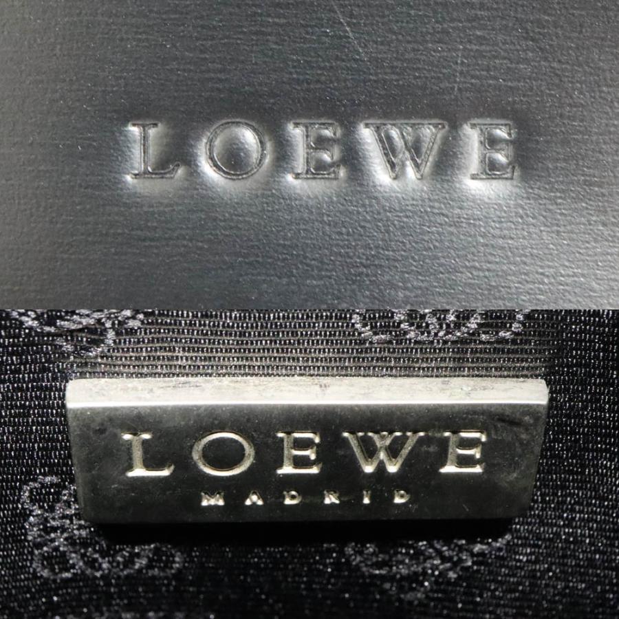 名古屋】ロエベ 2Wayレザーハンドバッグ ブラック 13-99.79.028