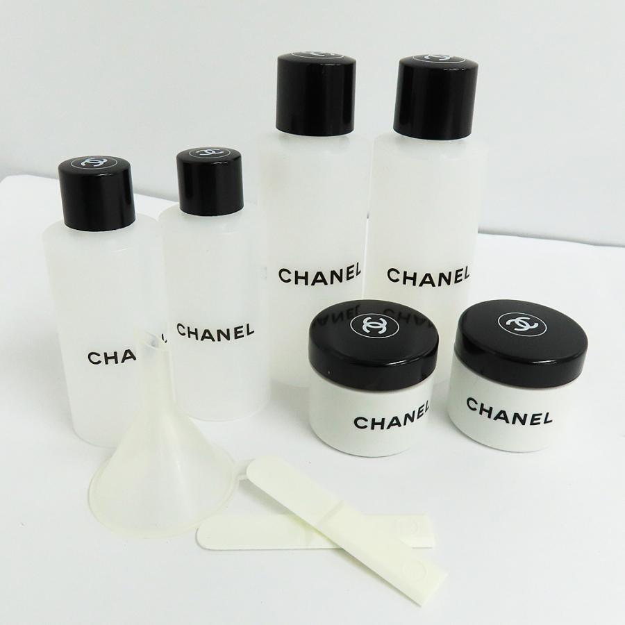 CHANEL ポーチ&トラベル用詰め替え容器セット 名古屋】シャネル スキンケア トラベルポーチ 携帯容器 詰め替え