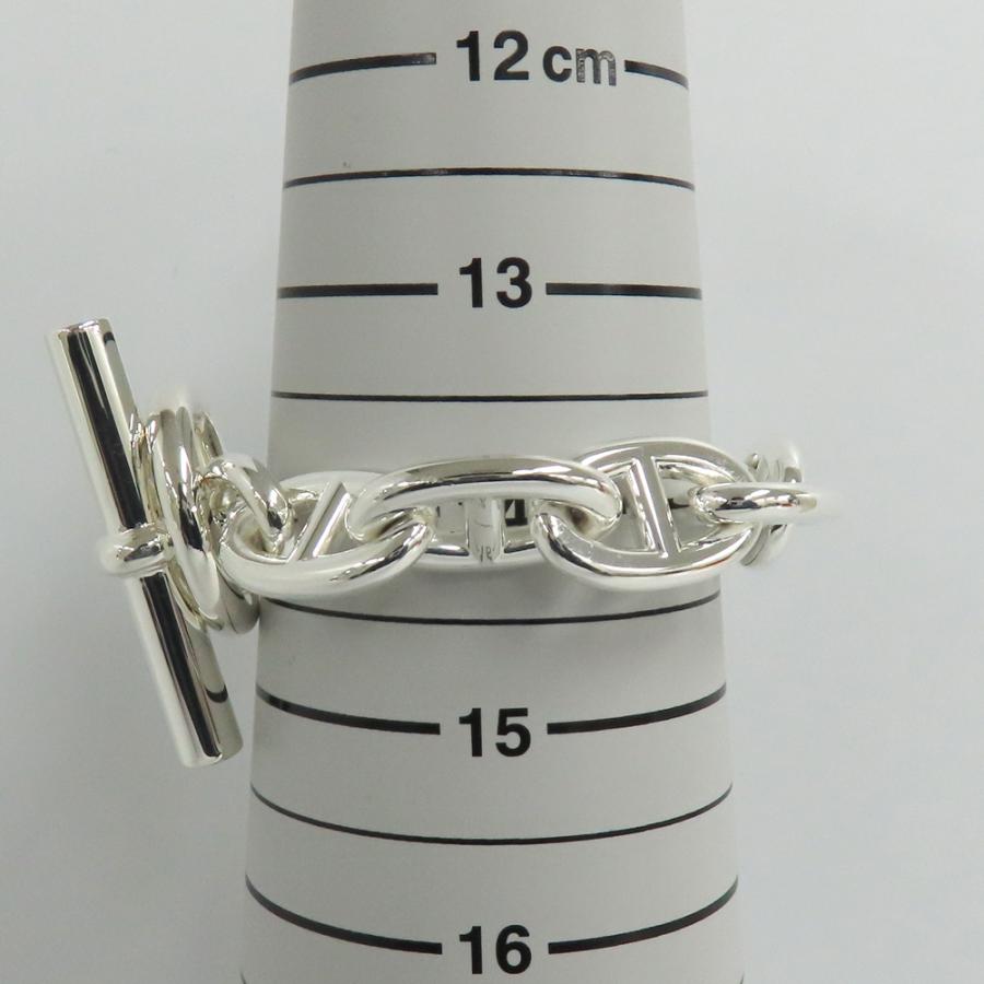 ❣️エルメス❣️シェーヌダンクルTGM10コマシルバー925 【未使用】ブレスレット 名古屋】エルメス ブレスレット シェーヌダンクルTGM 10コマ