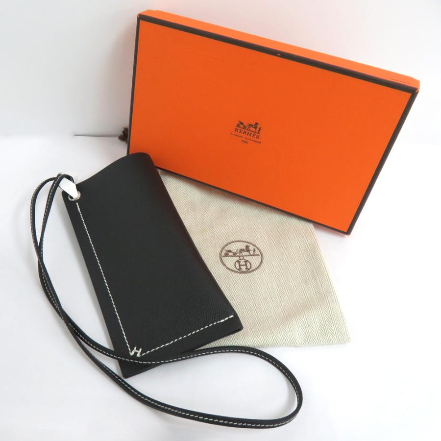名古屋】エルメス 眼鏡ケース Hセリエ ブラック ホワイト
