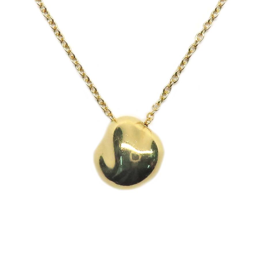 名古屋】ティファニー ネックレス ペンダント ナゲット 750YG K18  