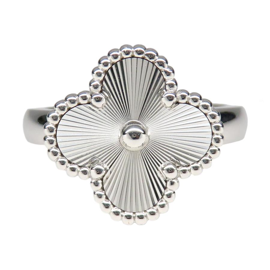 専用ページ♡ヴィンテージアルハンブラリング　ギヨシェ　53　YG Van Cleef & Arpels ヴィンテージ アルハンブラ リング ギヨシェ (Van