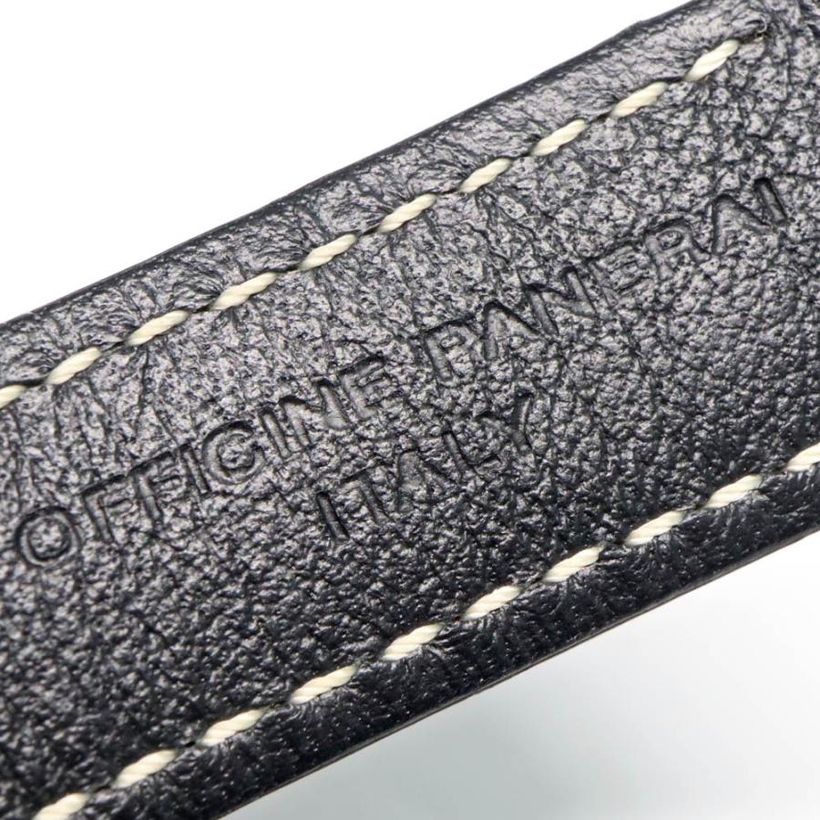 【純正品】PANERAI アリゲーター黒 革ストラップ 名古屋】【PANERAI】パネライ 純正 ブラック アリゲーター