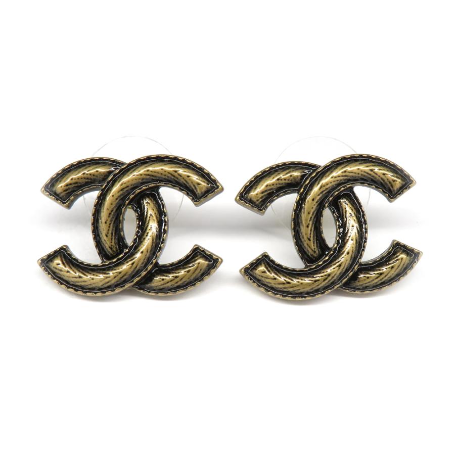 名古屋】シャネル ピアス メタリック ココマーク ABE557B18604 A24