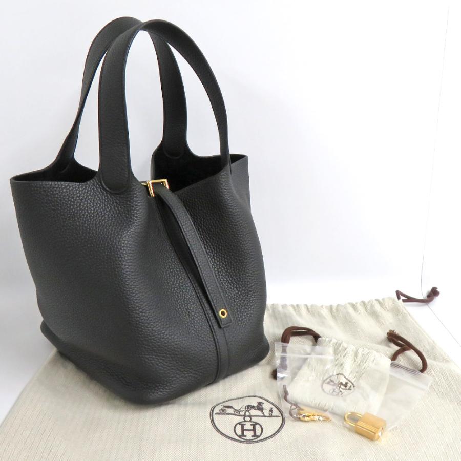 Boutique ファッション 極上のブラック☆エルメス ピコタン