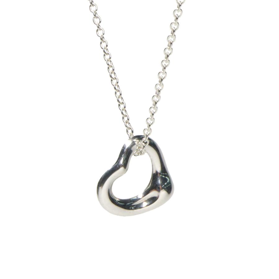 M　現行モデル ティファニーオープンハートネックレス Ag925 11mm 新品 ティファニー 11mm オープンハート ネックレス シルバー Ag925