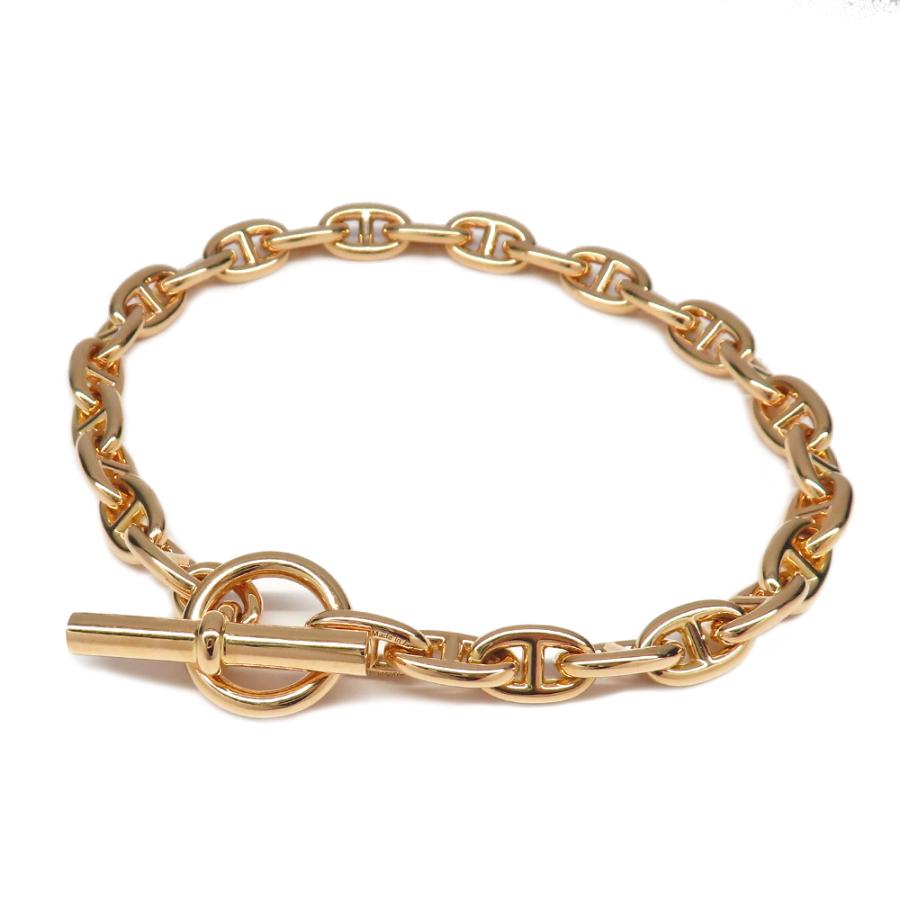 【超美品】　HERMES シェーヌダンクル　ジェアン　ブレスレット 名古屋】エルメス ブレスレット シェーヌダンクルTPM 28コマ 750PG