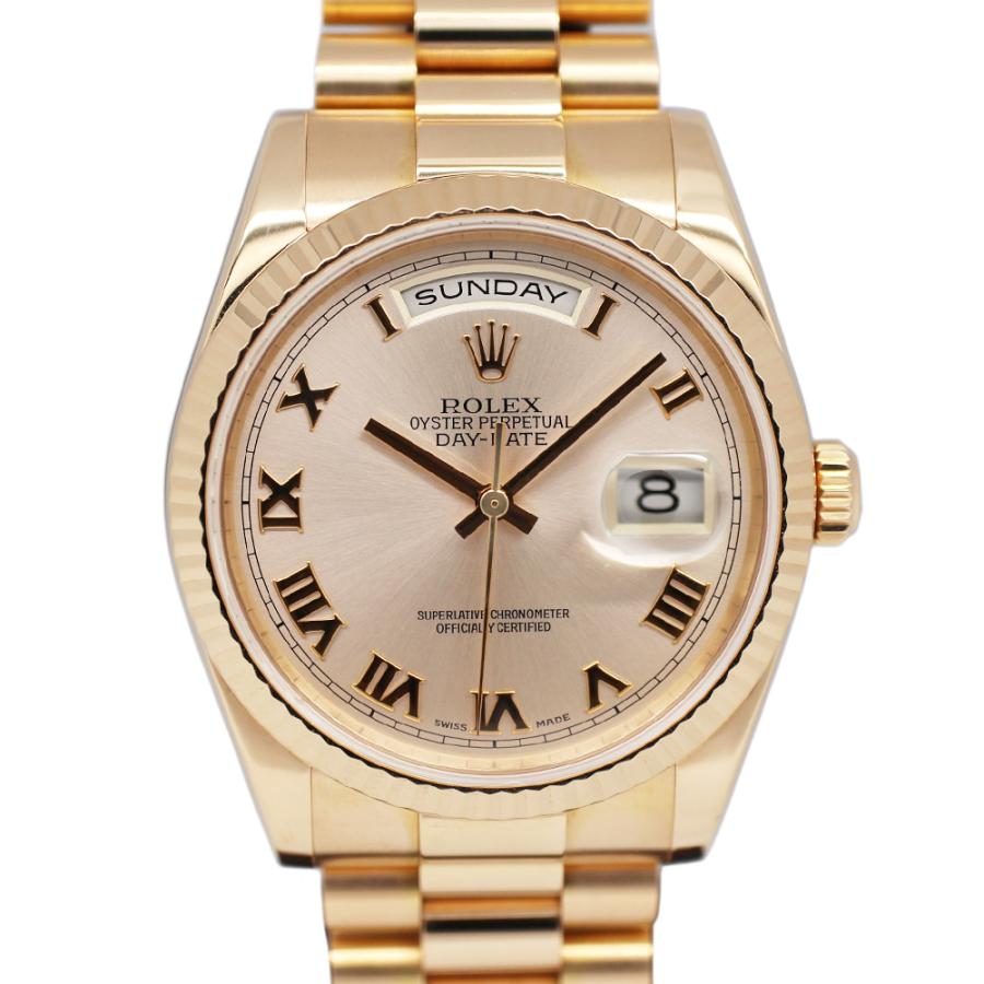 名古屋】ロレックス デイデイト 118235 K番 ピンク ローマ ローズ