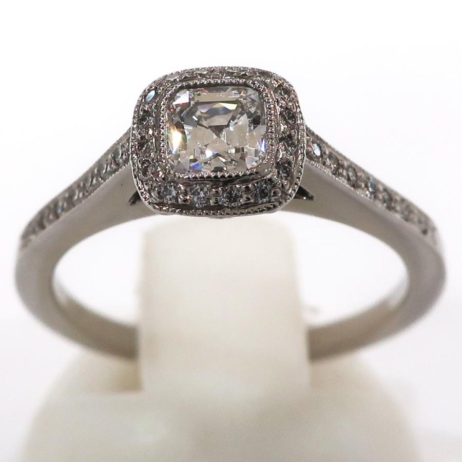 栄】ティファニー Pt950 レガシー ダイヤモンド リング 0.31ct 指輪 栄】ティファニー Pt950 レガシー ダイヤモンド リング 0.31ct 指輪