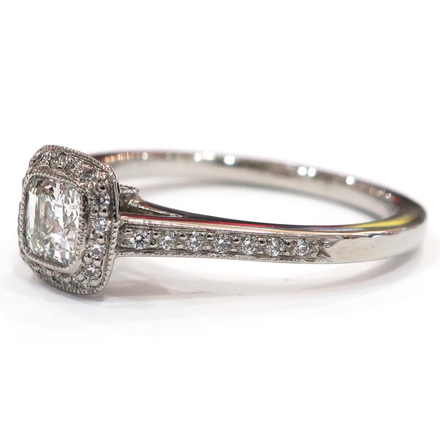 栄】ティファニー Pt950 レガシー ダイヤモンド リング 0.31ct 指輪 栄】ティファニー Pt950 レガシー ダイヤモンド リング 0.31ct 指輪