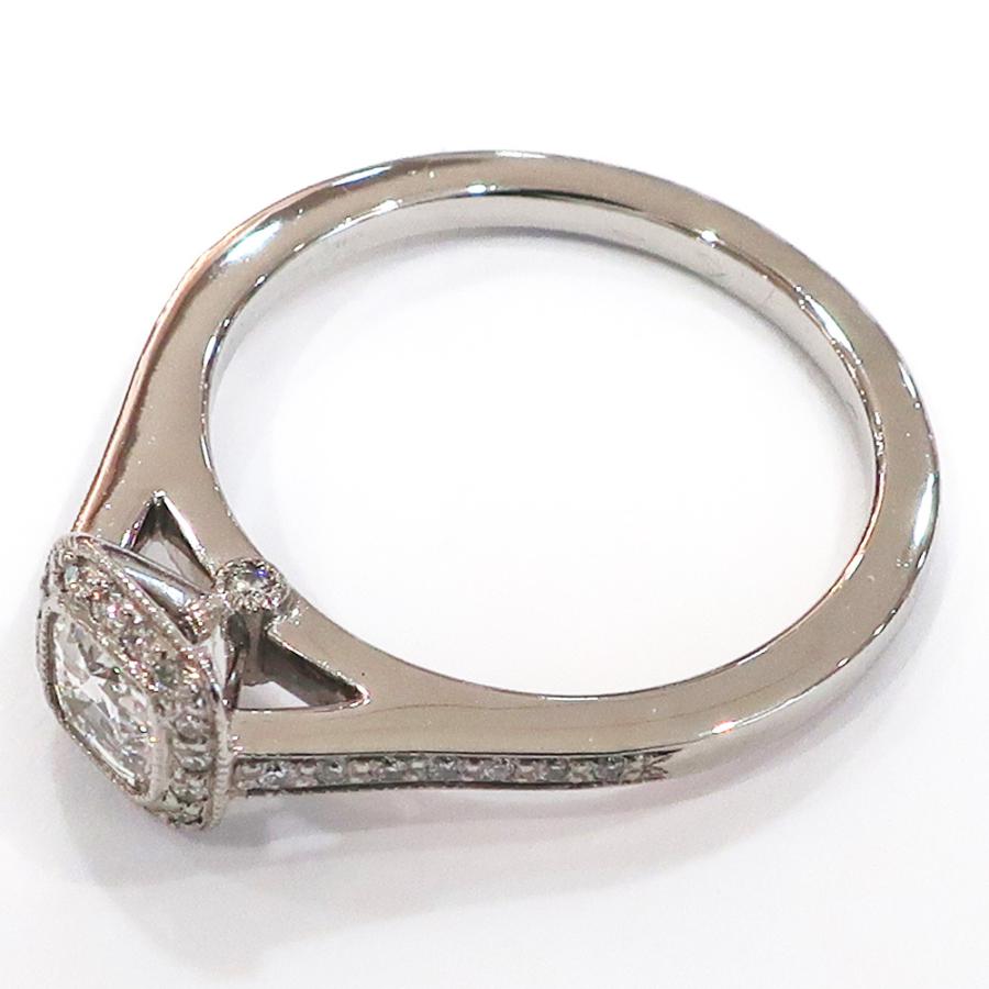 栄】ティファニー Pt950 レガシー ダイヤモンド リング 0.31ct 指輪 栄】ティファニー Pt950 レガシー ダイヤモンド リング 0.31ct 指輪