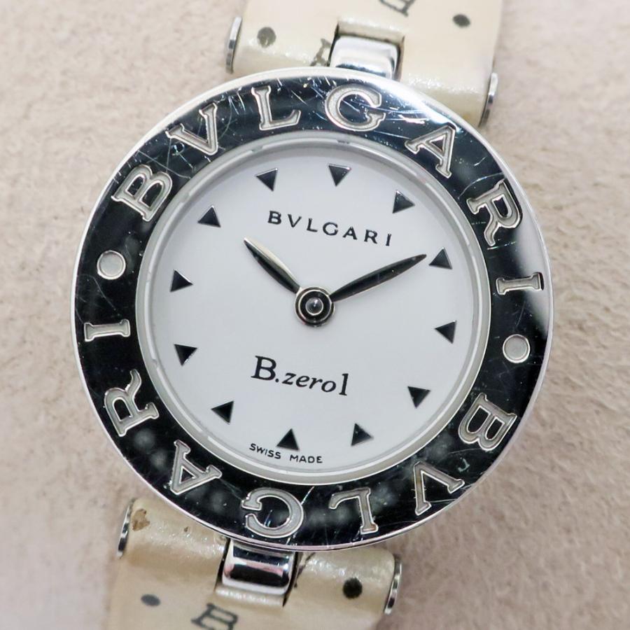 栄】BVLGARI ブルガリ B-Zero1 ビーゼロワン BZ22S ホワイト SS 