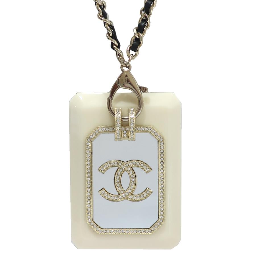 栄】シャネル CHANEL ネックレス カードケース付き AB6421 ココマーク