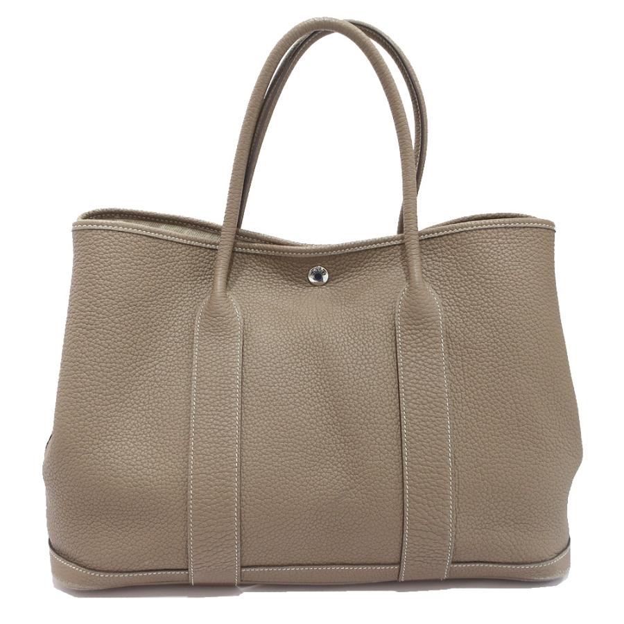 ブルー×レッド 【栄】エルメス HERMES トートバッグ ガーデンパーティ