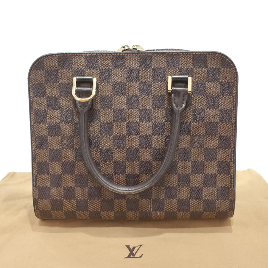 【栄】【LOUIS VUITTON】ルイヴィトン トリアナ ダミエ N51155 ブラウン ゴールド金具 ハンドバッグ レディース 女性 保存袋【中古】｜ueda-shopping｜10