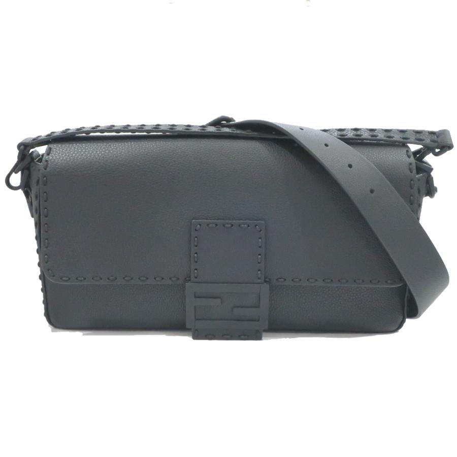 栄】フェンディ マンマバゲット マキシ セレリア 7VA613 カーフスキン