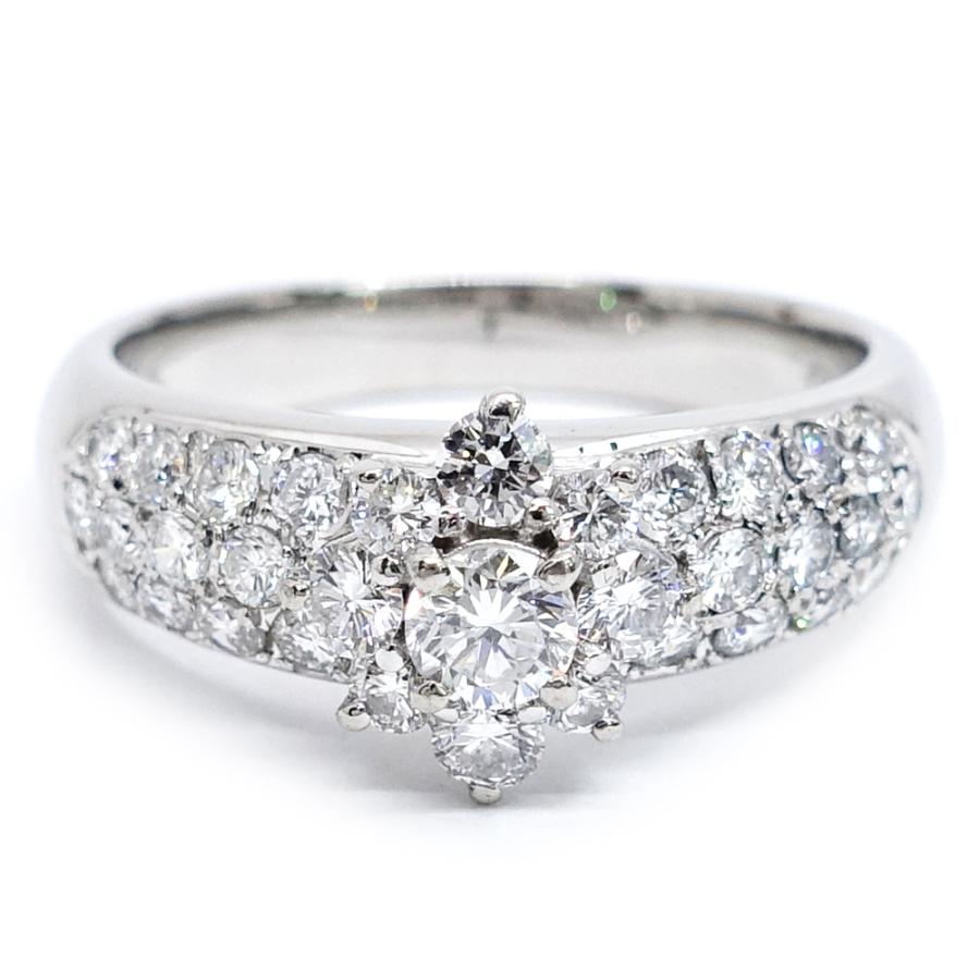 栄】Pt900 ダイヤモンド 1.00ct パヴェ リング 指輪 ジュエリー 栄】Pt900 ダイヤモンド 1.00ct パヴェ リング 指輪 ジュエリー