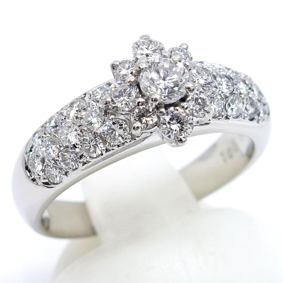栄】Pt900 ダイヤモンド 1.00ct パヴェ リング 指輪 ジュエリー 栄】Pt900 ダイヤモンド 1.00ct パヴェ リング 指輪 ジュエリー