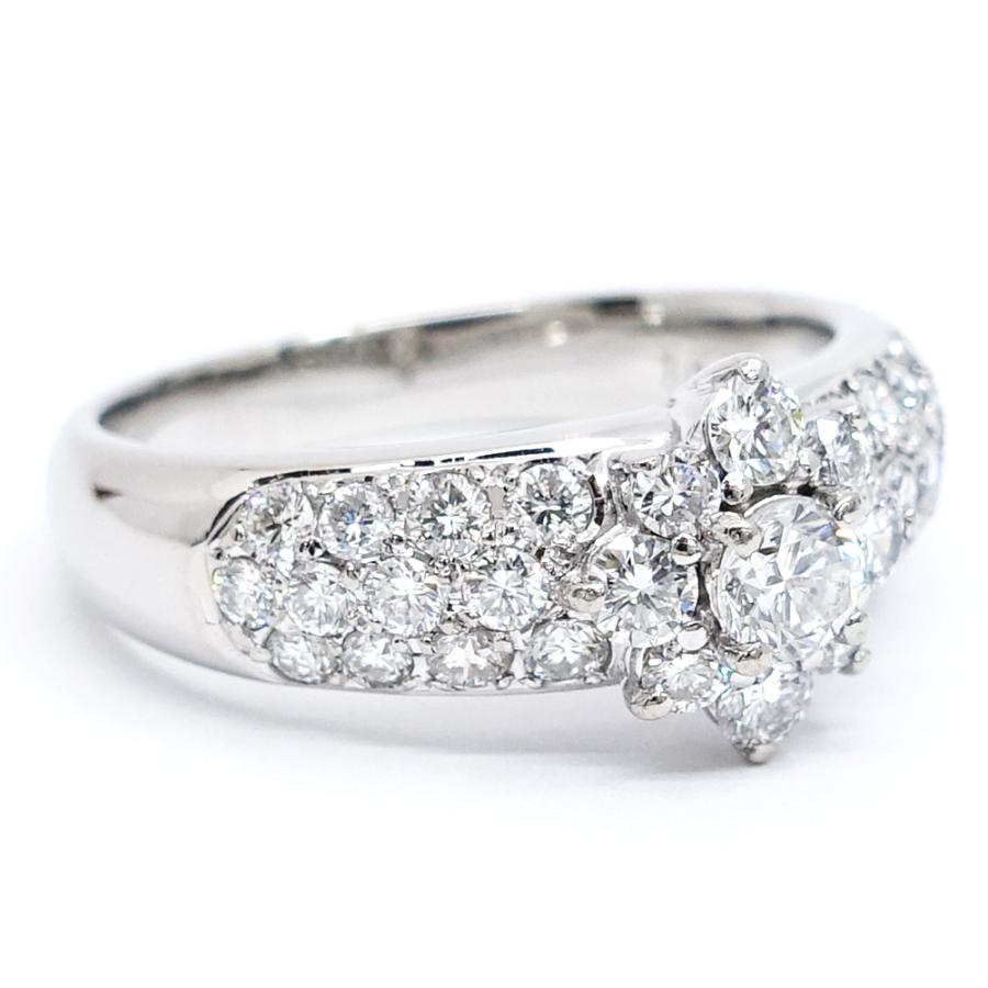 栄】Pt900 ダイヤモンド 1.00ct パヴェ リング 指輪 ジュエリー 栄】Pt900 ダイヤモンド 1.00ct パヴェ リング 指輪 ジュエリー
