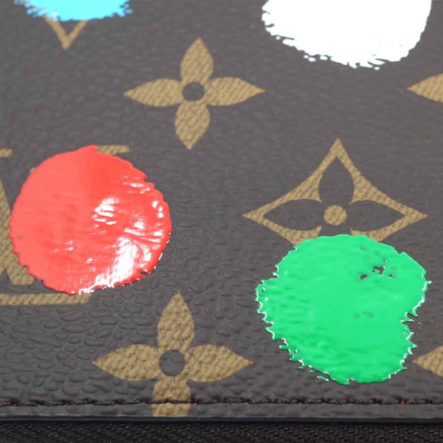 栄】ルイヴィトン M81864 ジッピーウォレット LV YK 草間彌生 栄】ルイヴィトン M81864 ジッピーウォレット LV YK 草間彌生