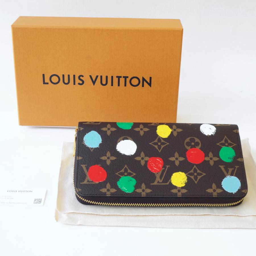 栄】ルイヴィトン M81864 ジッピーウォレット LV YK 草間彌生 栄】ルイヴィトン M81864 ジッピーウォレット LV YK 草間彌生