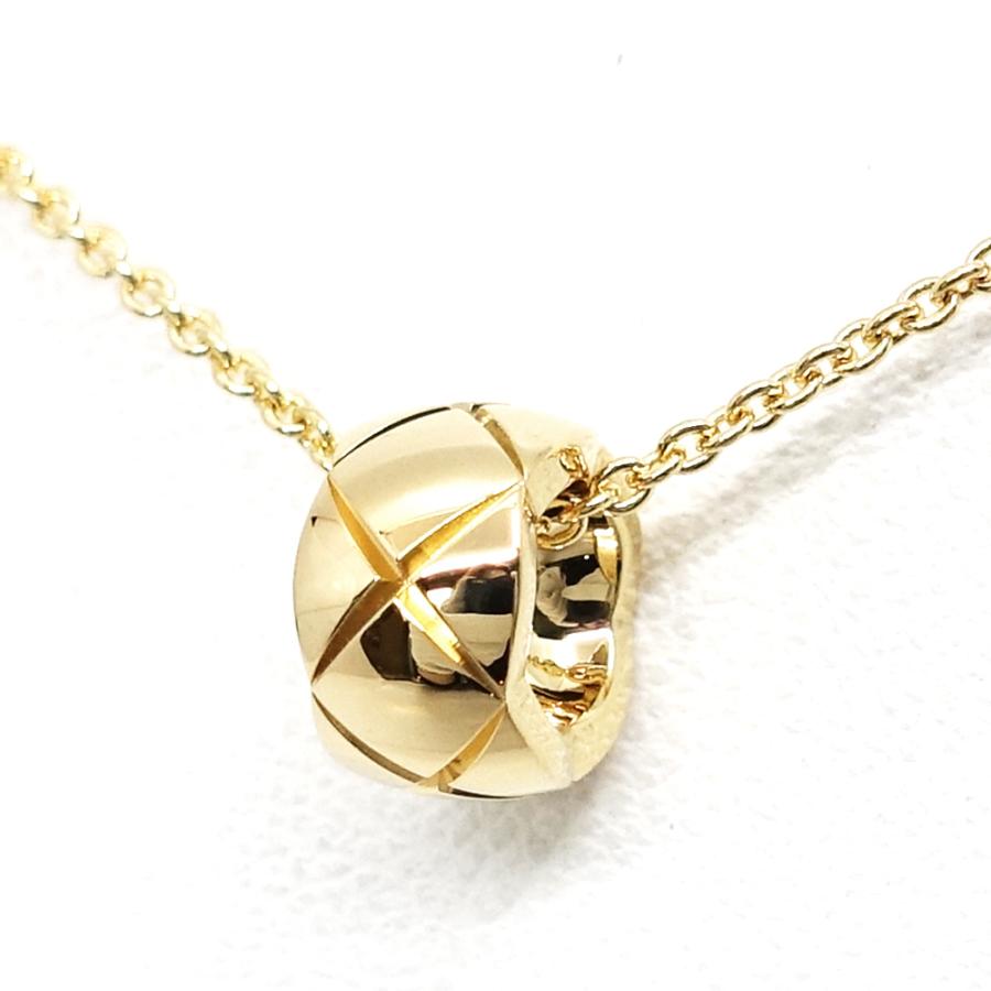 栄】】シャネル K18YG ココクラッシュ ネックレス ペンダント