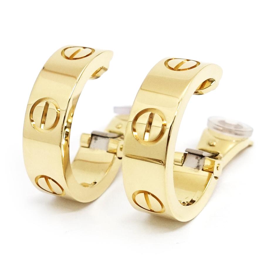 カルティエラブフープイヤリング 新品)CARTIER カルティエ ラブ フープ イヤリング スモールモデル