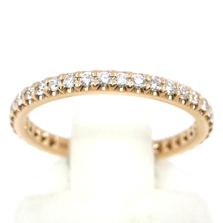 ティファニー ソレスト ダイヤモンド リング 9号 K18PG Au750 栄】ティファニー K18PG ソレスト フルエタニティ ダイヤモンド