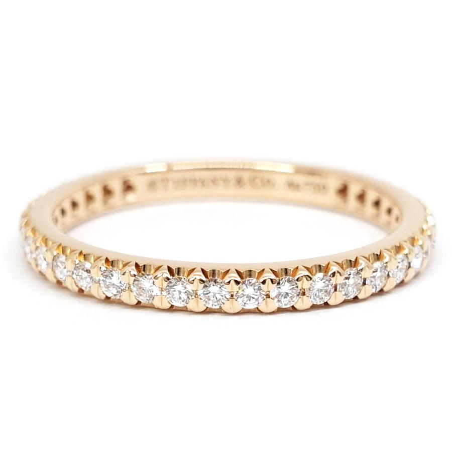 ティファニー ソレスト ダイヤモンド リング 9号 K18PG Au750 ティファニー ソレスト ダイヤモンド リング 9号 K18PG Au750